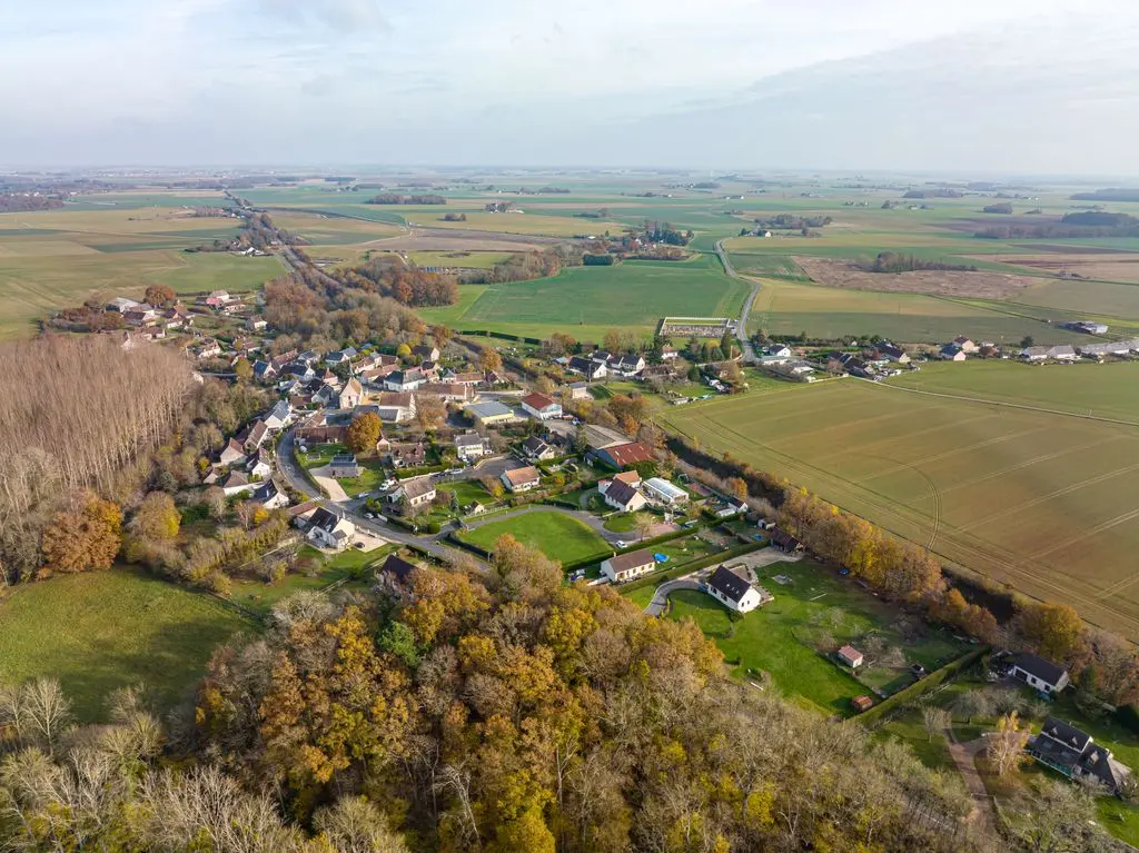 vue aerienne villechauve