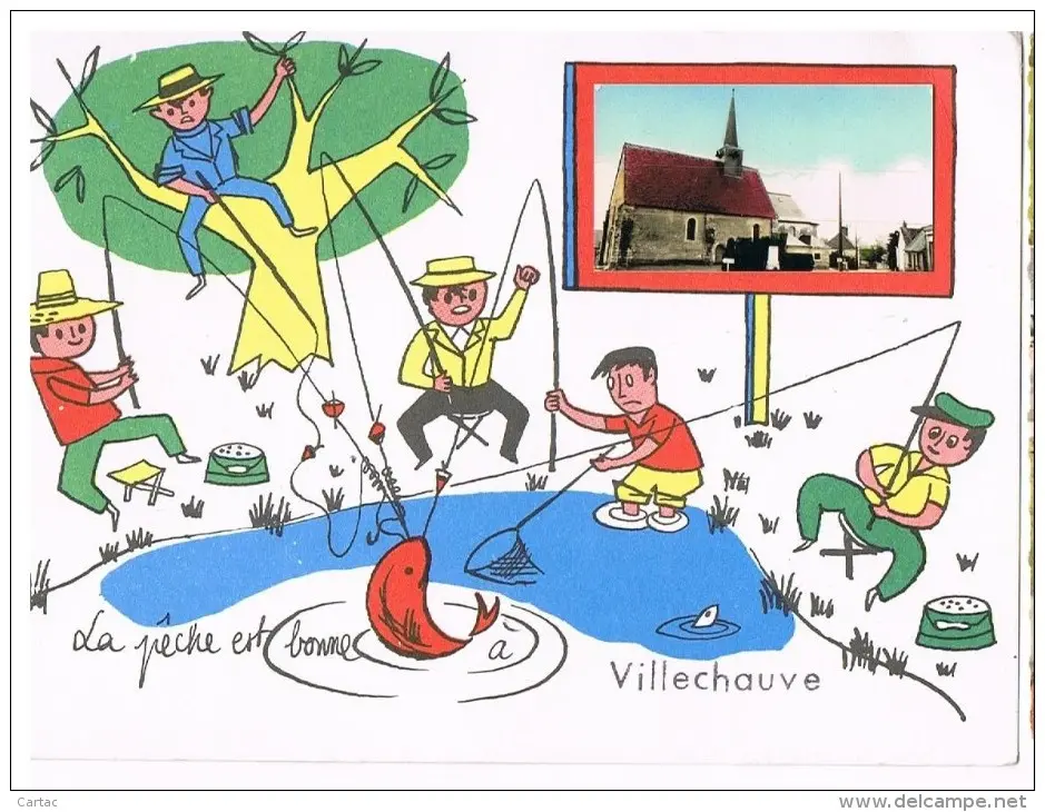 La pêche à Villechauve